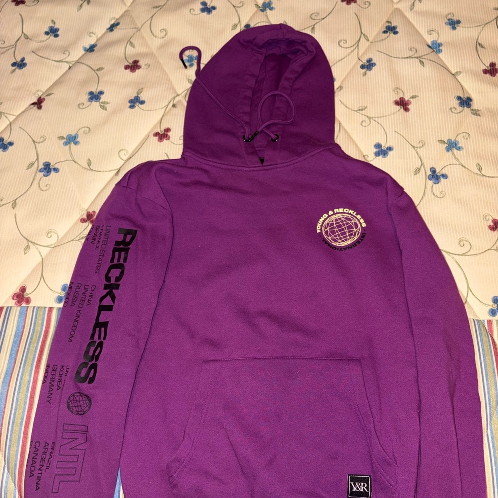 Young & Reckless Vibrant Purple Hoodie